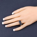 2.60 Carat Genuine Blue Sapphire .925 Sterling Silver Ring-14