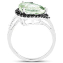 3.42 Carat Genuine Multi Stone .925 Sterling Silver Ring-5