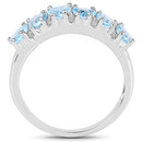 1.68 Carat Genuine Swiss Blue Topaz .925 Sterling Silver Ring-5