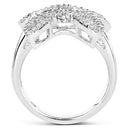 0.58 Carat Genuine White Diamond .925 Sterling Silver Ring-5
