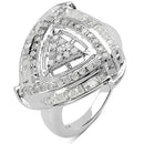 1.23 Carat Genuine White Diamond .925 Sterling Silver Ring-5