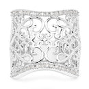 0.25 Carat Genuine White Diamond .925 Sterling Silver Ring-6
