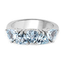 2.50 Carat Genuine Blue Topaz .925 Sterling Silver Ring-6
