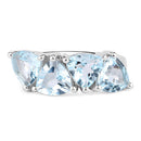 5.00 Carat Genuine  Blue Topaz .925 Sterling Silver Ring-6