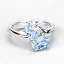 2.55 Carat Genuine Blue Topaz .925 Sterling Silver Ring-9