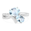 2.55 Carat Genuine Blue Topaz .925 Sterling Silver Ring-7