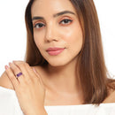 2.85 Carat Genuine Amethyst .925 Sterling Silver Ring-15