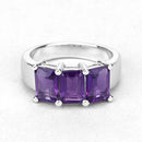 2.85 Carat Genuine Amethyst .925 Sterling Silver Ring-12