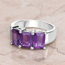 2.85 Carat Genuine Amethyst .925 Sterling Silver Ring-13