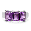 2.85 Carat Genuine Amethyst .925 Sterling Silver Ring-7