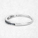 0.20 Carat Genuine Blue Diamond .925 Sterling Silver Ring-10