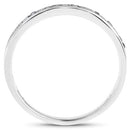 0.20 Carat Genuine Blue Diamond .925 Sterling Silver Ring-6