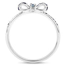 0.31 Carat Genuine Blue Sapphire 14K White Gold Ring-6