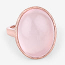 15.60 Carat Genuine Rose Quartz .925 Sterling Silver Ring-9