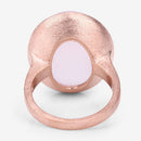 15.60 Carat Genuine Rose Quartz .925 Sterling Silver Ring-10