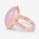 15.60 Carat Genuine Rose Quartz .925 Sterling Silver Ring-11