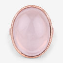 15.60 Carat Genuine Rose Quartz .925 Sterling Silver Ring-12