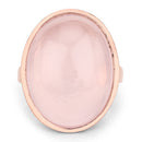 15.60 Carat Genuine Rose Quartz .925 Sterling Silver Ring-7
