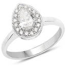 14K White Gold 0.70 Carat Genuine White Diamond Ring-4