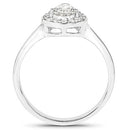 14K White Gold 0.70 Carat Genuine White Diamond Ring-5