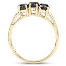 0.99 Carat Genuine Black Diamond .925 Sterling Silver Ring-5