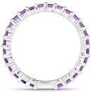 0.78 Carat Genuine Amethyst .925 Sterling Silver Ring-13