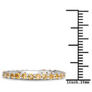 0.81 Carat Genuine Citrine .925 Sterling Silver Ring-14