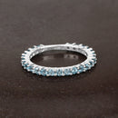 0.94 Carat Genuine Swiss Blue Topaz .925 Sterling Silver Ring-10