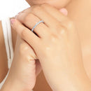 0.94 Carat Genuine Swiss Blue Topaz .925 Sterling Silver Ring-12