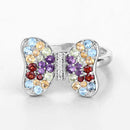 1.18 Carat Genuine Multi Stones .925 Sterling Silver Ring-8