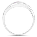 0.54 Carat Genuine Amethyst .925 Sterling Silver Ring-6