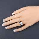 0.74 Carat Genuine Blue Topaz .925 Sterling Silver Ring-9
