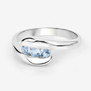 0.74 Carat Genuine Blue Topaz .925 Sterling Silver Ring-10
