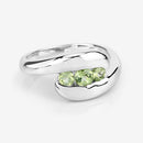 0.56 Carat Genuine Peridot .925 Sterling Silver Ring-11