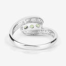 0.56 Carat Genuine Peridot .925 Sterling Silver Ring-13
