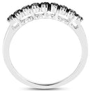 0.32 Carat Genuine Multi Diamond .925 Sterling Silver Ring-5