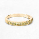 0.32 Carat Genuine Yellow Diamond 14K Yellow Gold Ring (I1-I2)-9