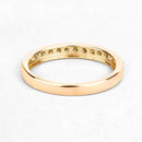 0.32 Carat Genuine Yellow Diamond 14K Yellow Gold Ring (I1-I2)-11