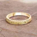 0.32 Carat Genuine Yellow Diamond 14K Yellow Gold Ring (I1-I2)-13
