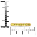 0.32 Carat Genuine Yellow Diamond 14K Yellow Gold Ring (I1-I2)-7