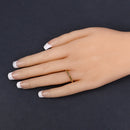 0.22 Carat Genuine Dark Yellow Diamond 14K Yellow Gold Ring (I1-I2)-14