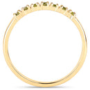 0.22 Carat Genuine Dark Yellow Diamond 14K Yellow Gold Ring (I1-I2)-6