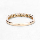 0.16 Carat Genuine Green Diamond 14K Yellow Gold Ring (I1-I2)-11