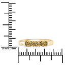 0.46 Carat Genuine Yellow Diamond 14K Yellow Gold Ring (I1-I2)-7