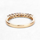 0.50 Carat Genuine Champagne Diamond 14K Yellow Gold Ring (I1-I2)-11