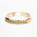 0.27 Carat Genuine Yellow Diamond 14K Yellow Gold Ring (SI1-SI2)-8