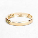 0.27 Carat Genuine Yellow Diamond 14K Yellow Gold Ring (SI1-SI2)-10