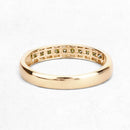 0.27 Carat Genuine Yellow Diamond 14K Yellow Gold Ring (SI1-SI2)-11