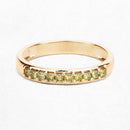 0.27 Carat Genuine Yellow Diamond 14K Yellow Gold Ring (SI1-SI2)-12