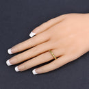 0.27 Carat Genuine Yellow Diamond 14K Yellow Gold Ring (SI1-SI2)-14